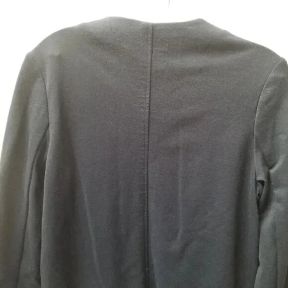 Kit and Ace Collarless Stretch Button Front Traveler Jacket Navy  S - Picture 12 of 13